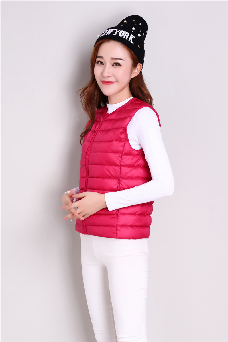 Gilet femme en Duvet de canard blanc - Ref 3316304 Image 16