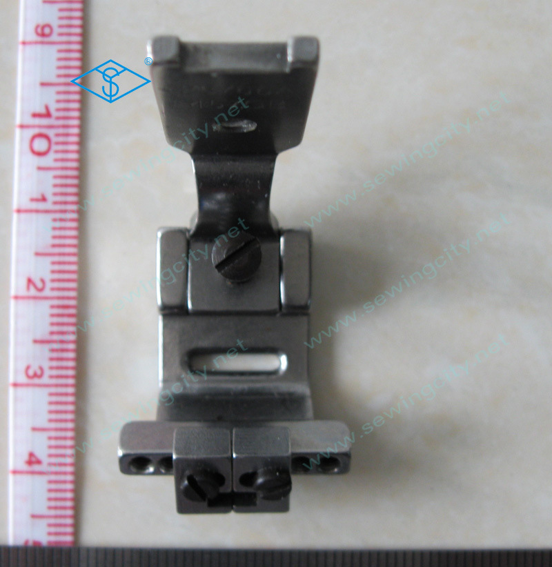 高速三角针橡筋贴带贴条压脚 胜家457G人字车压脚 曲折缝 23766A