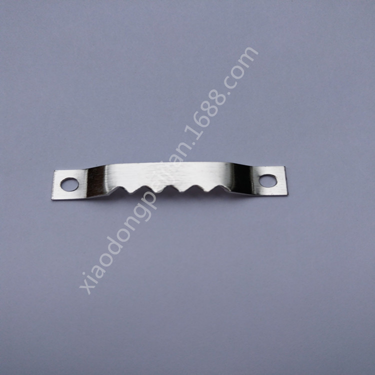 加硬银色小锯齿挂 直条挂钩 相框配件 五金挂钩 1000个/包