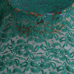 壓紗彈力蕾絲 經典花型 多色供選 女裝連衣裙蕾絲布料