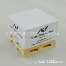 四色数码彩印纸砖商务加厚木托便签本木纹便笺贴即时贴