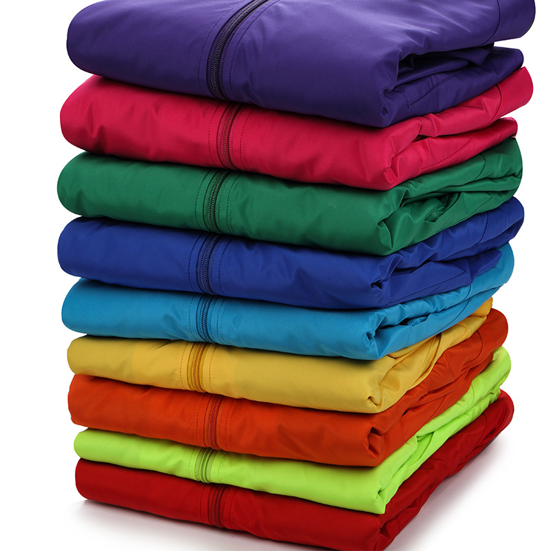 双洪男秋冬新款加绒加厚工装风衣团队工作服广告衫定制|ms