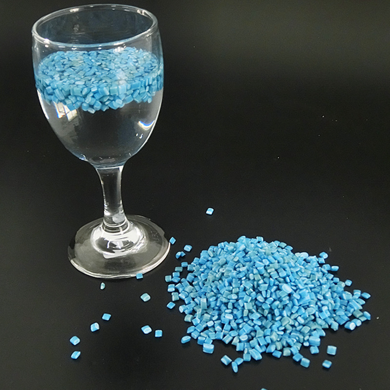 长期现货 蓝色PP再生料 蓝色pp颗粒 聚丙烯二次料 适用注塑全浮水