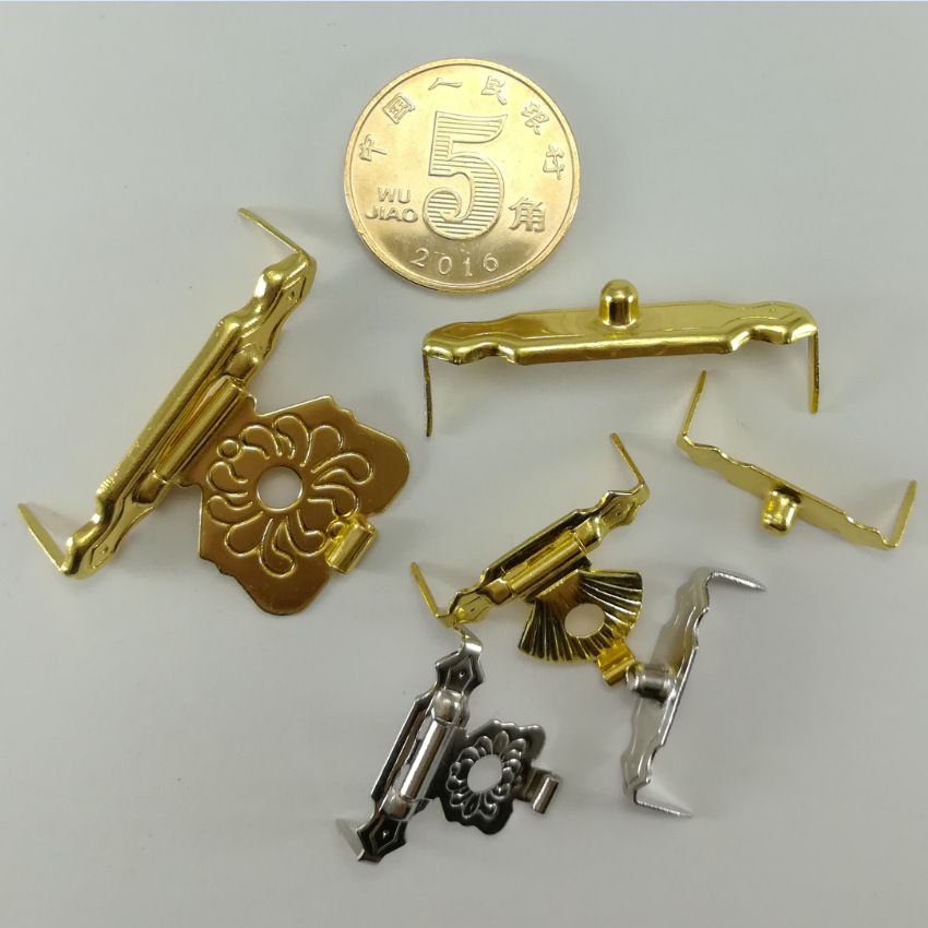 广东环保小五金 箱包锁扣 花扣锁 吊扣 小花扣 五金锁牌