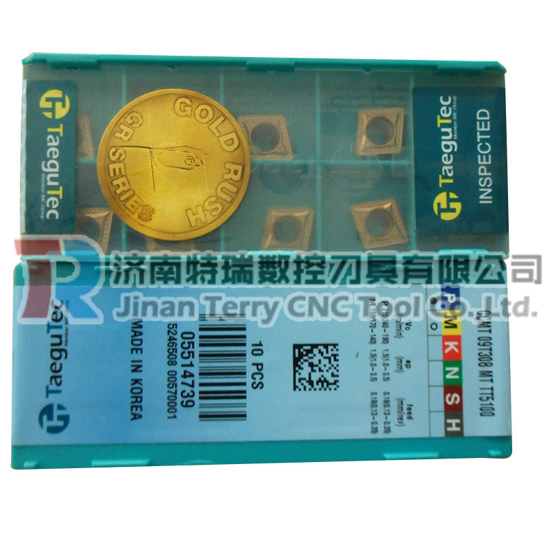 正品原装特固克内孔车削刀片CCMT09T304 MT  TT9225不锈钢刀片