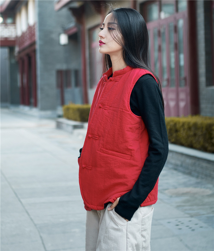 Gilet femme NIAN BAIXIU SPINNING en Chanvre - Ref 3316222 Image 22