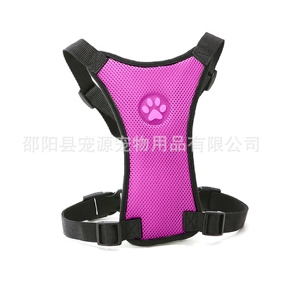 宠源 厂家现货批发宠物用品狗狗汽车安全网布胸背带多功能型 现货