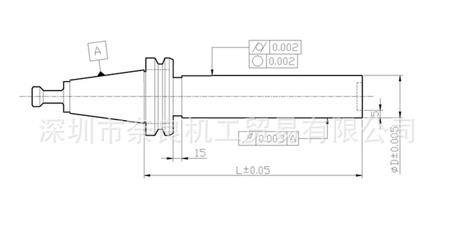 NIKKEN日研主轴测试棒BT30-TB40-200 PS-16