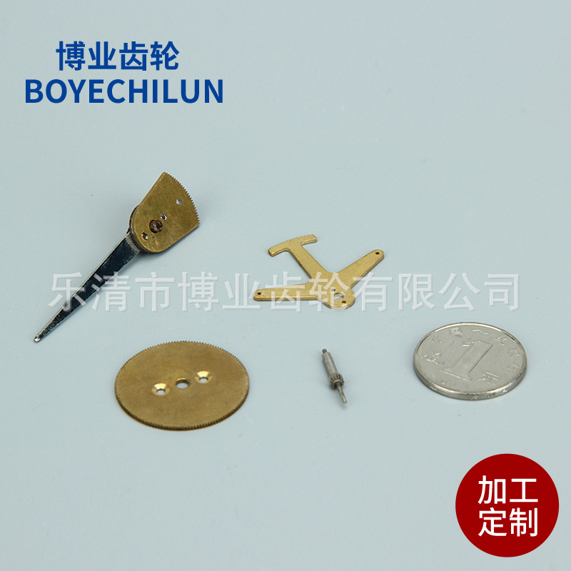 仪表仪器配件压力表齿轮指针用直齿轮传动高精度小齿轮圆柱