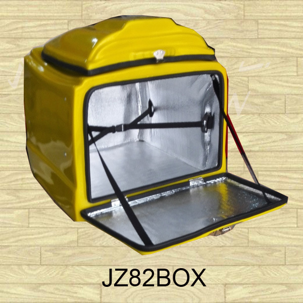 江智玻璃钢材质高强度JZ82BOX外卖箱外送箱保温箱后备箱储运设备