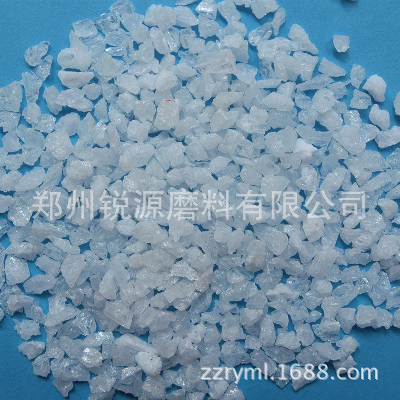 供应耐火材料用白刚玉铝芯铸件喷砂用 铝件表面喷砂磨料白刚玉