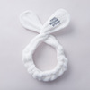 Headband with letters for face washing, Korean style