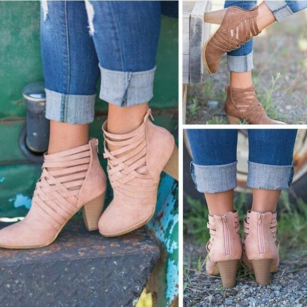 Bottes femme en PU artificiel - Ref 3354897 Image 1