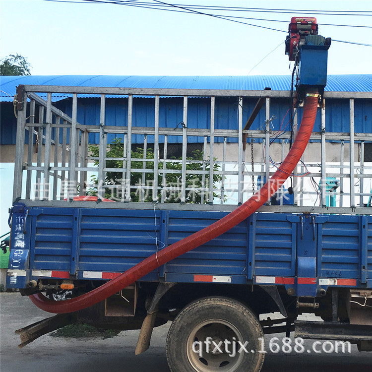 农用车挂式小型吸粮机 车载电动大豆吸粮机 玉米上料机