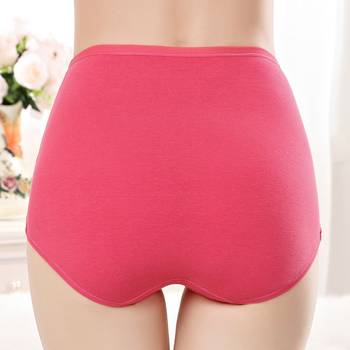 Printed high waist underwear for women, tummy control underwear pure cotton, postpartum tummy control high waist underwear manufacturer wholesale