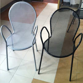 欧式时尚铁丝椅子 铁艺家用背景椅子 铁艺镂空铁丝咖啡椅 定制