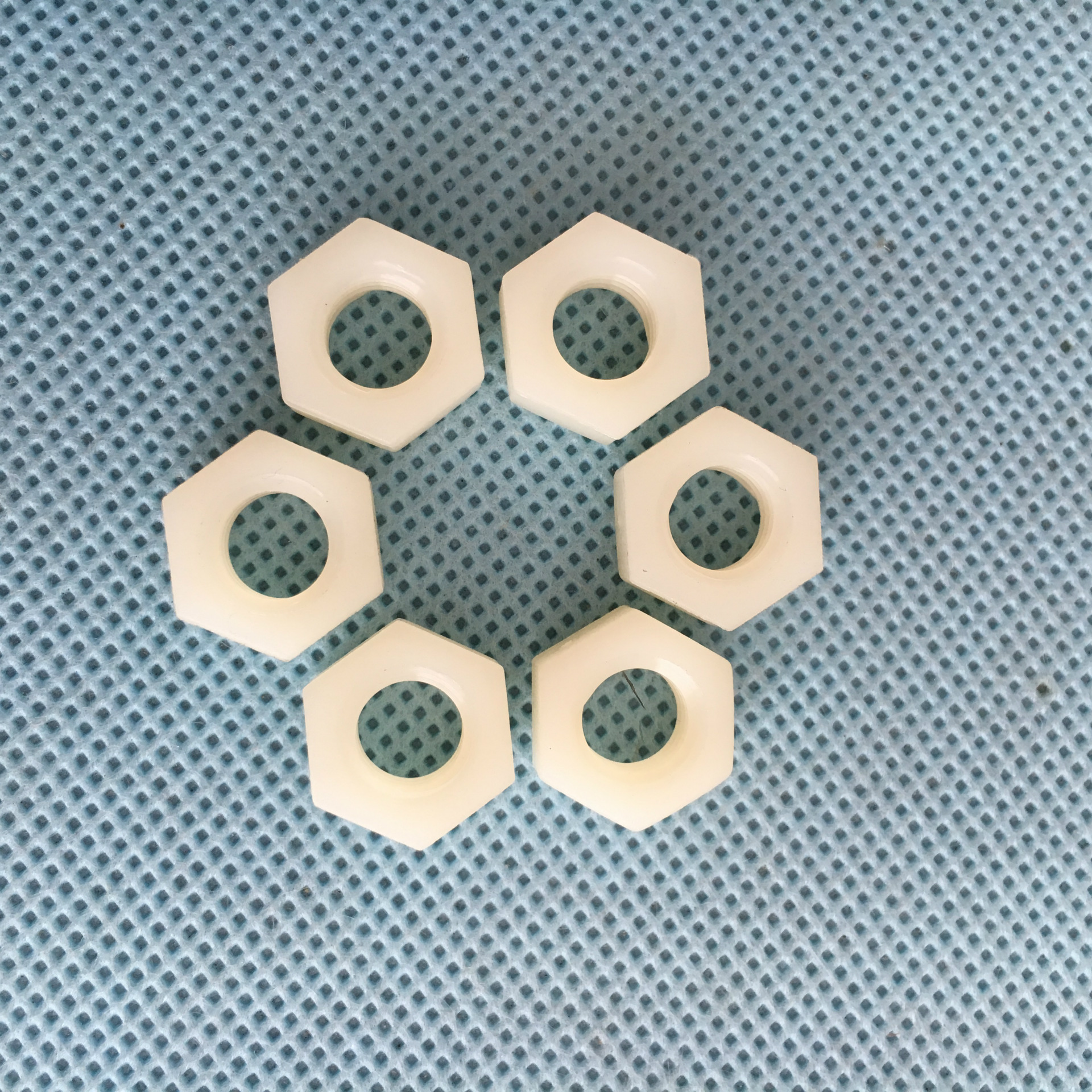 东莞厂家现货直销 M8六角螺母 尼龙公制螺帽 塑料紧固螺母