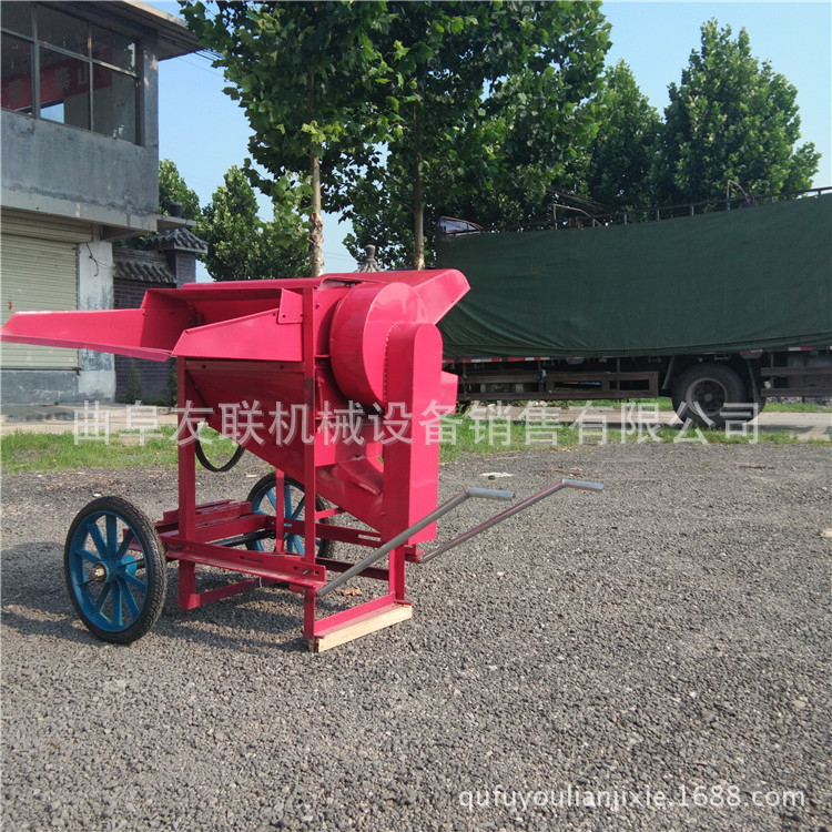 柴油版多功能脱粒机 玉米脱粒机 家用小型油菜空心菜脱粒机 45
