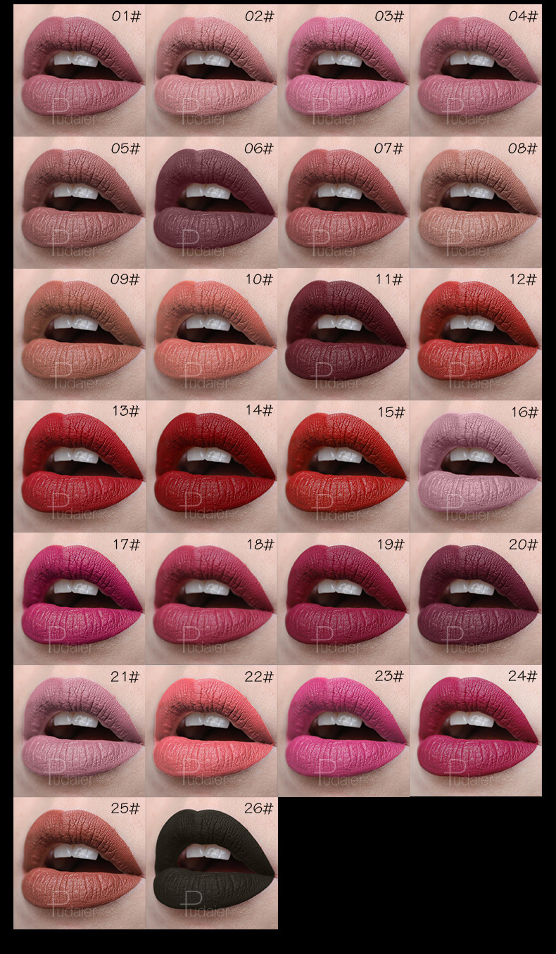 Pudaier Matte Velvet Lipstick