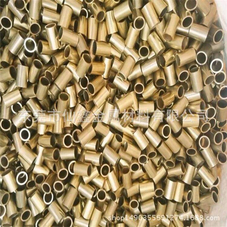 供应H65黄铜管 黄铜毛细管 铜套管 空心铜管 切割打孔 紫铜管