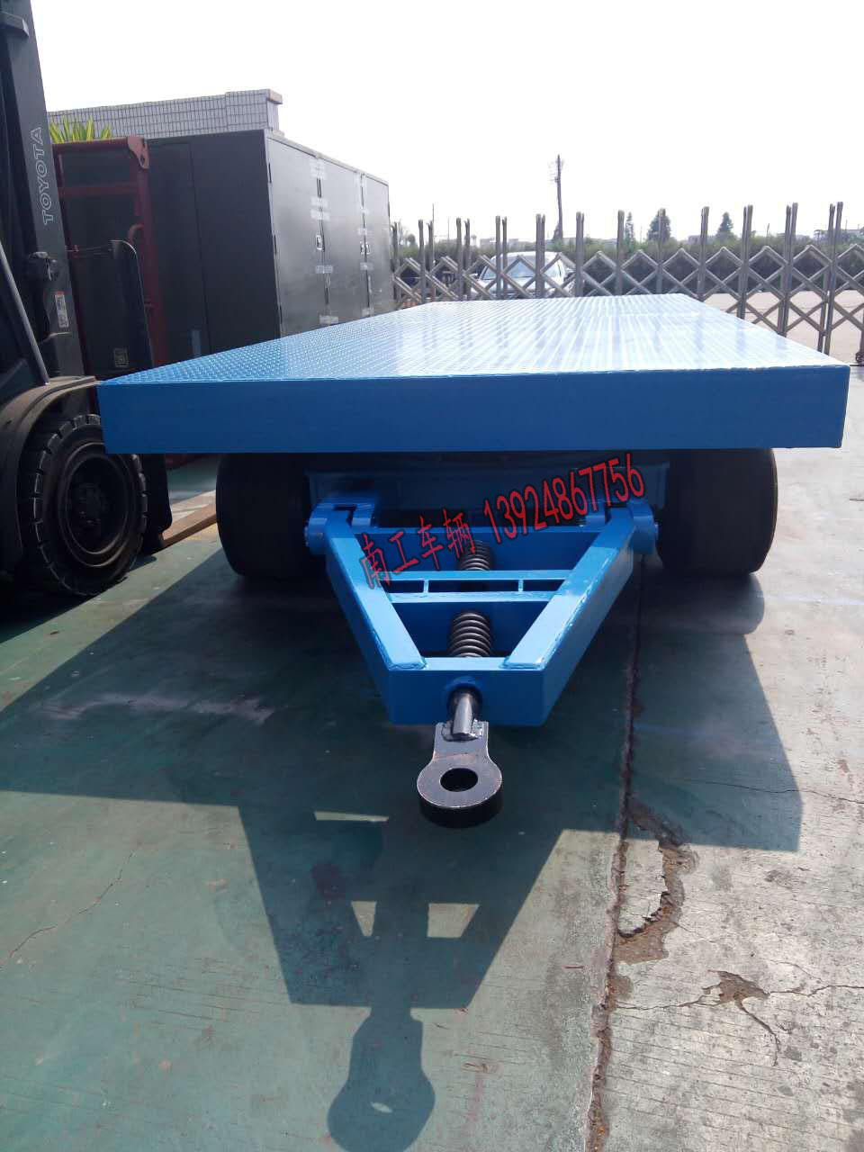 南工厂家直销重型工业工具车 大型平板拖车