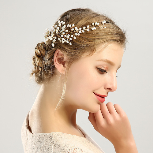 Hairpin hair clip hair accessories for women Pearl long hair with comb pan hair accessories