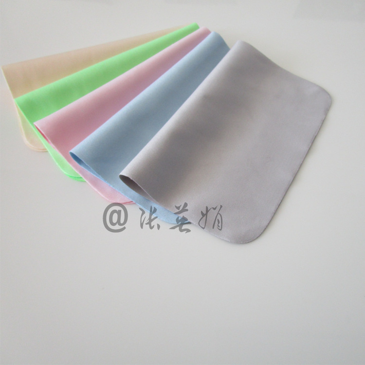 眼鏡布超細纖維眼鏡布廠家批發 簡約素雅 高檔鏡片擦拭布可印字