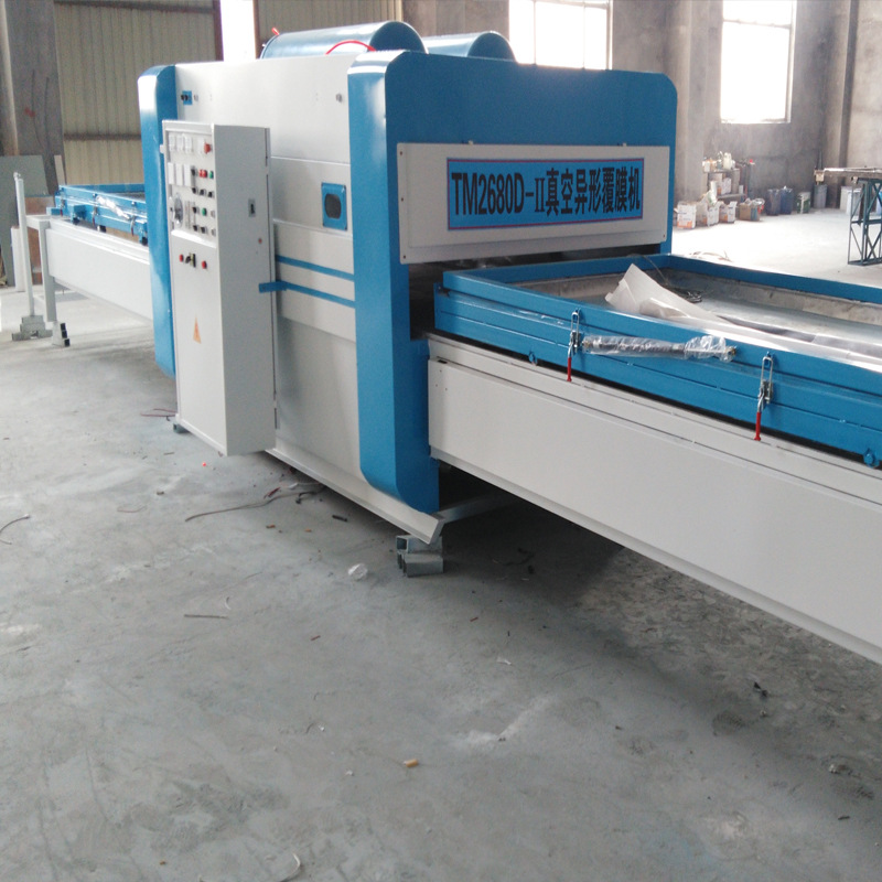 覆膜机 真空全自动覆膜机pvc贴膜板式家具上下加热 厂家 加工