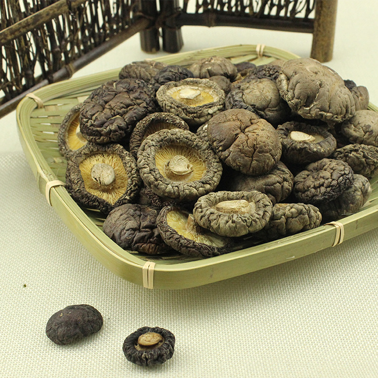Qinling Mountains Shang Nan Super dry letinous edodes 3.5 Above Tasty and refreshing 500g bulk Mushroom dried food wholesale