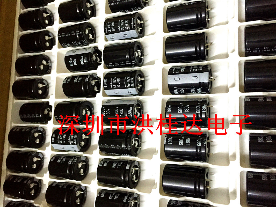 180V680UF 25X35 LGU2Z681MELA 日本尼康电解电容680UF180V代200V