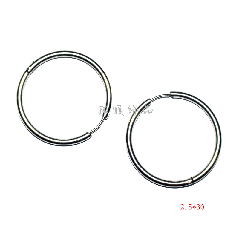 Boucles d oreilles en Acier au titane - Ref 3446998 Image 24