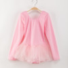 Demi-season children's sports clothing, skirt, long sleeve, tutu skirt