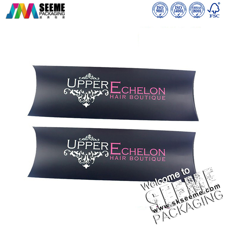 厂家定制假发包装盒  出口白卡纸   假发纸盒   通用假发枕头盒