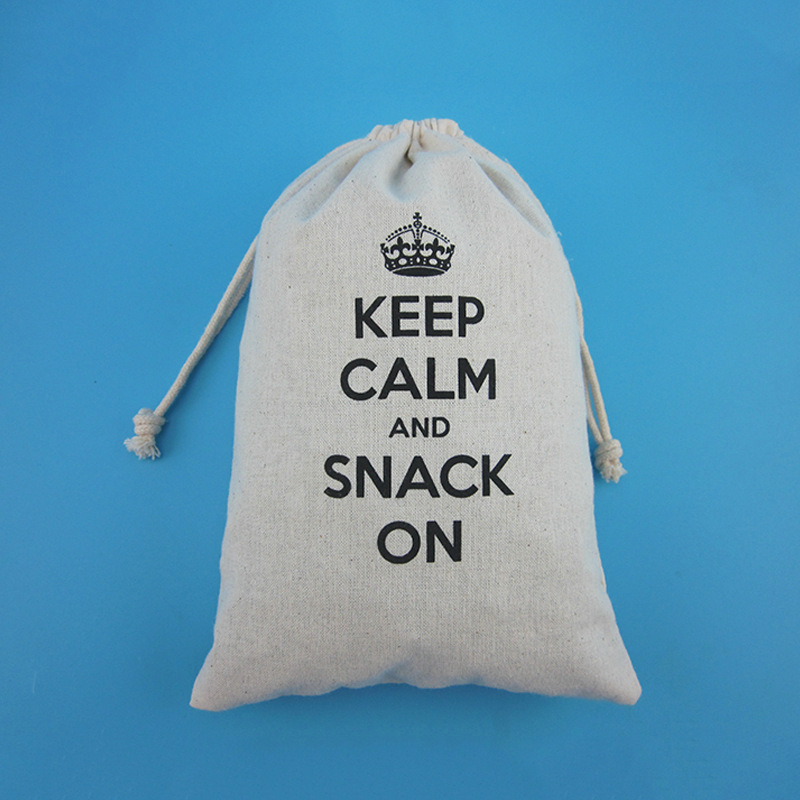 厂家供应深圳棉布束口袋 束口棉布袋 棉布束口袋