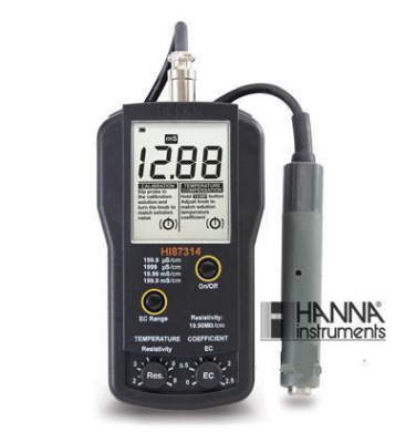 原装正品意大利哈纳HANNA HI87314微电脑电导率EC-电阻率测定仪