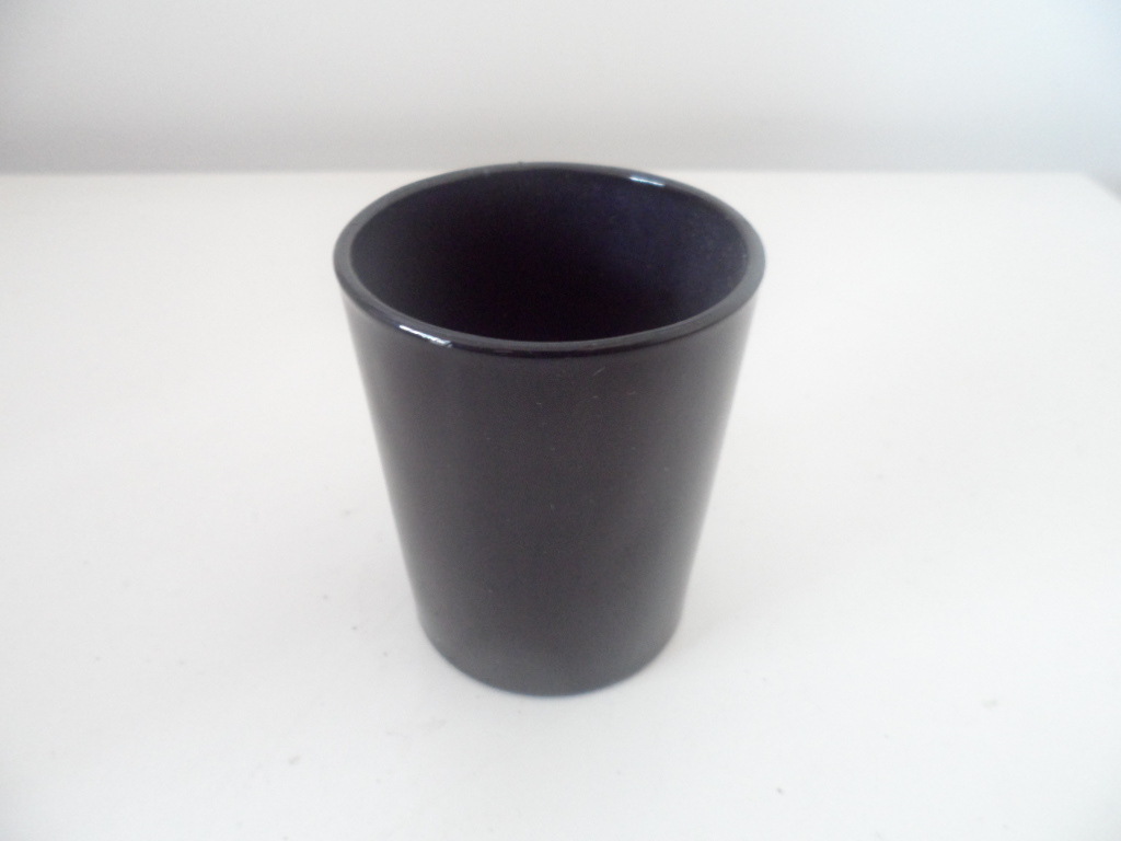 103烛台杯-玻璃蜡杯圆直杯，喷色杯茶蜡杯 罐蜡杯蜡杯蜡烛杯玻璃