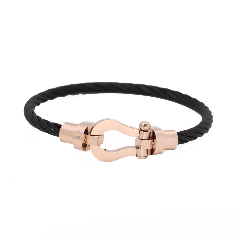 Simple stainless steelbracelet (Silver 17cm)NHIM0640-Silver 17cm