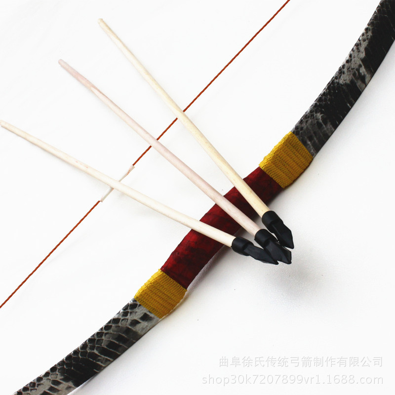 儿童弓箭玩具景区游戏亲子户外射箭射击道具传统直拉弓安全箭头-阿里巴巴