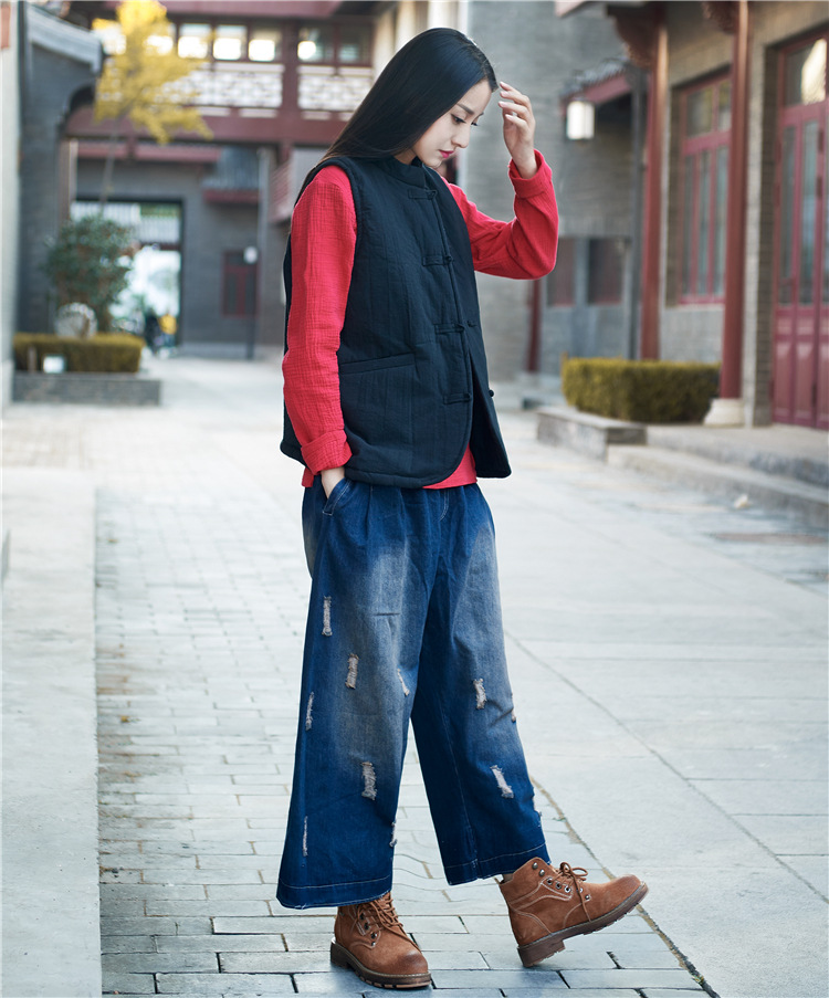 Gilet femme NIAN BAIXIU SPINNING en Chanvre - Ref 3316222 Image 47