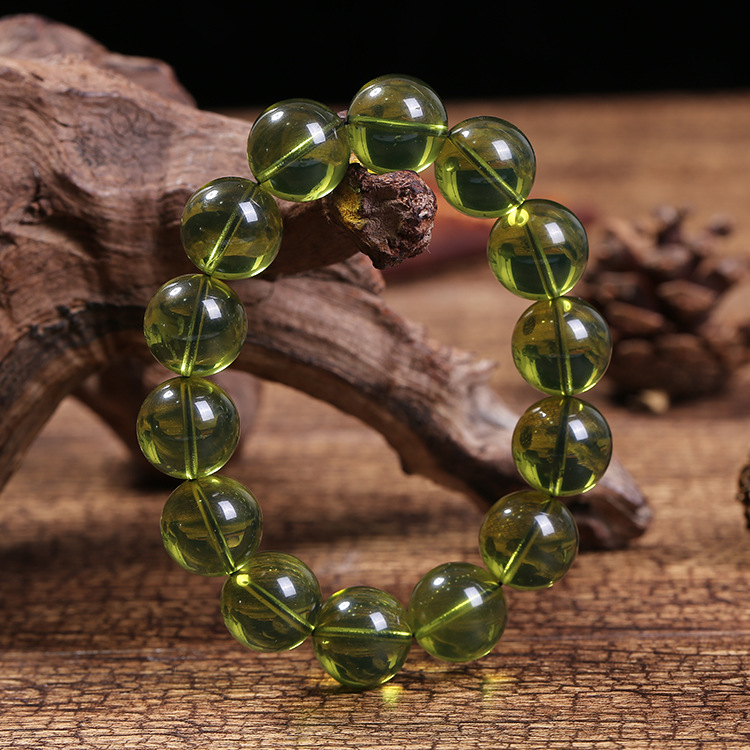 墨西哥净水蓝珀手串浮水荧光变色蓝金灵手串厂家批发景区庙会产品|ru