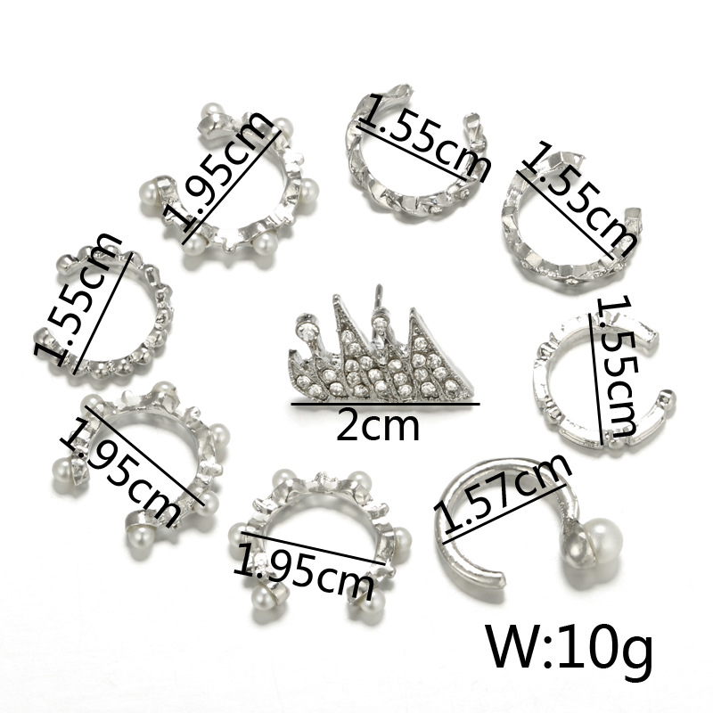 Großhandel Schmuck Mode Geometrisch Legierung Überzug Ohrringe display picture 1