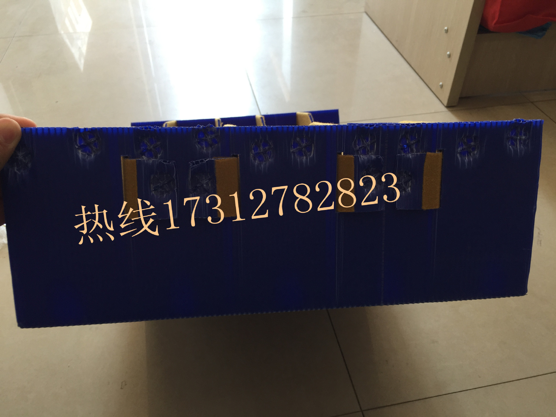 蓝色塑料中空板 黑色防静电瓦楞板 透明红色PP万通钙塑板