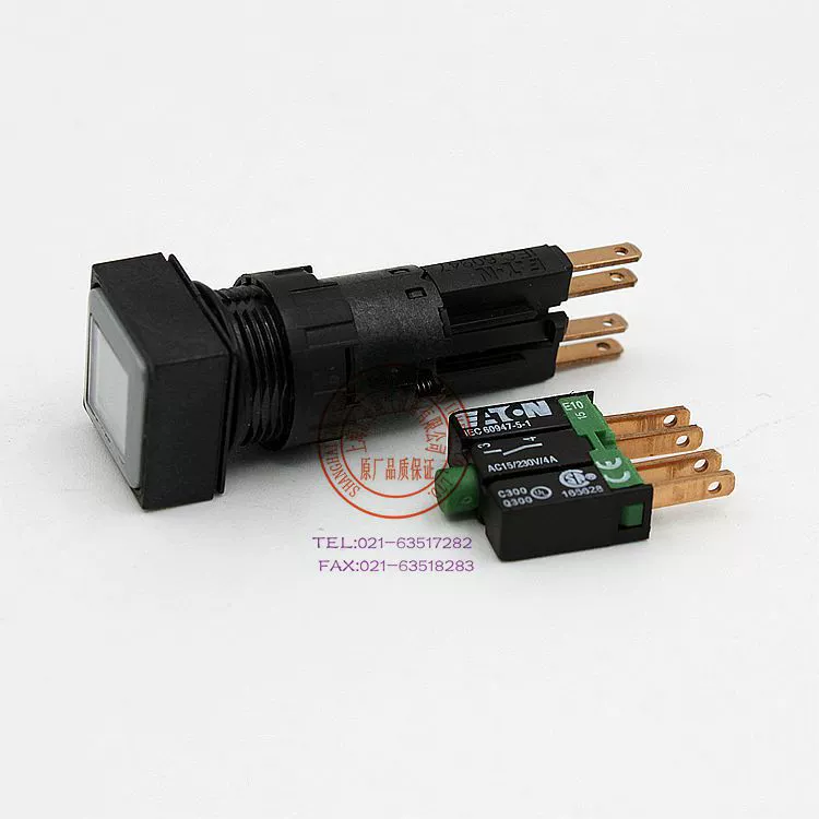 Эйтон Эйтон маленькая лампа кнопка Q18LT-WS/WB/10 напряжение 24V IEC60947 размер 18×18