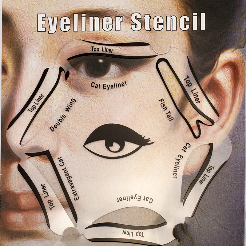 Transparent eye shadow