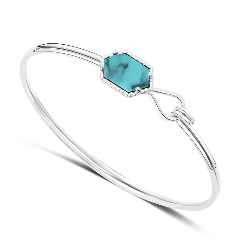 new product imitation natural stone diamond cluster adjustable bracelet wholesale