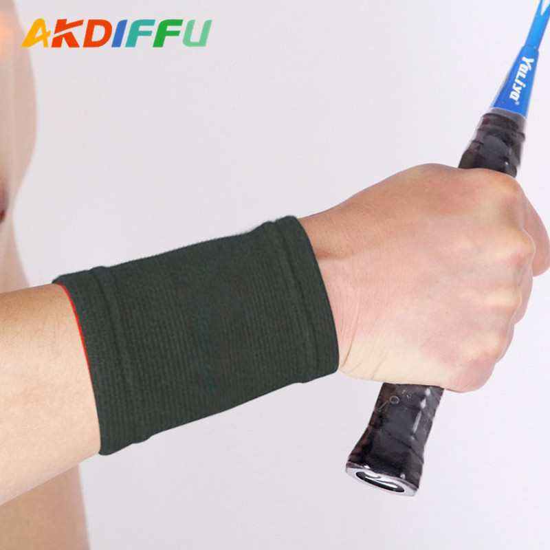 Aikedifei nylon alto elástico jacquard pulsera absorbente de sudor caliente ciclismo fitness deportes muñeca protector fabricante