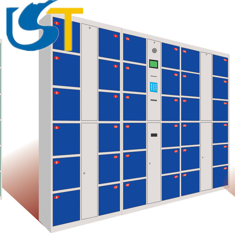 湖南電子密碼存包櫃超市專用存物櫃長沙條碼電子存包櫃廠家可定制