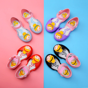 Летние мультяшные сандалии, детская обувь для принцессы, 2022