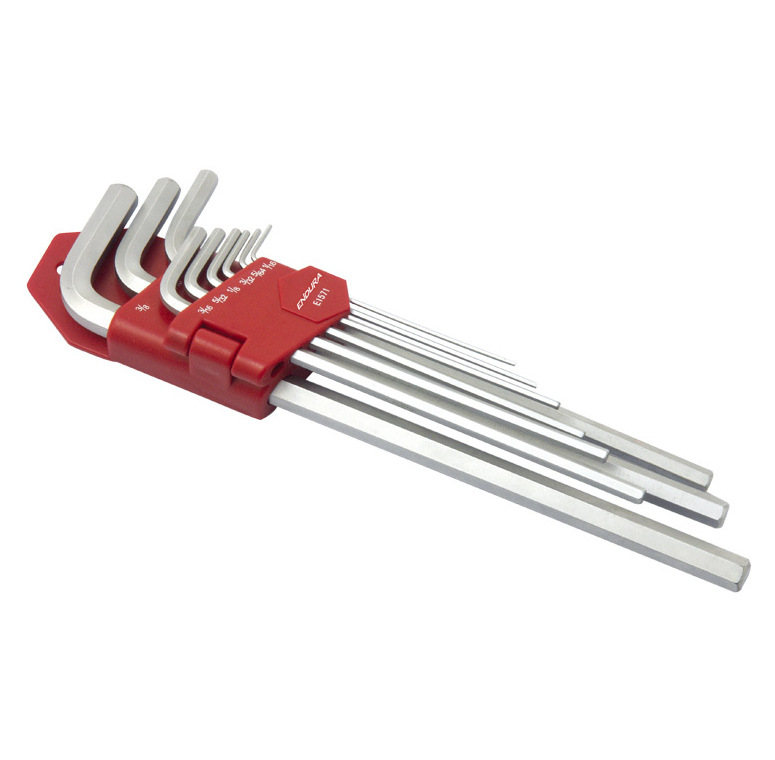 上海力易得 9件套英制特长平头内六角扳手套装 E1571