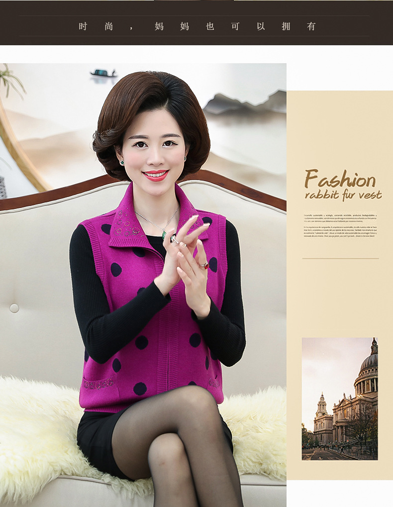 Gilet femme MOUTON CHAUD en Laine - Ref 3318184 Image 14